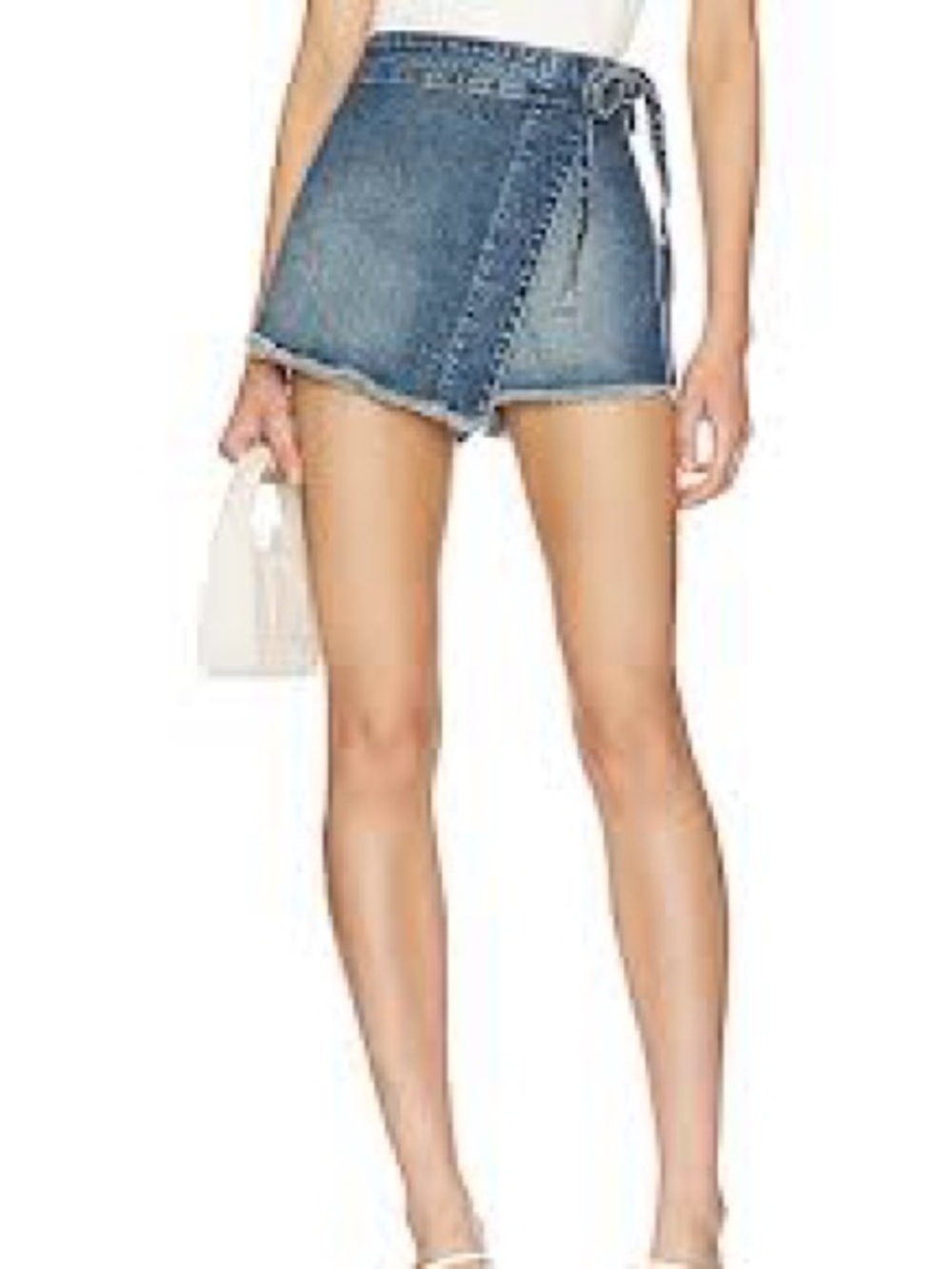 Free People We The Free Emmy Denim Skort Sz 4